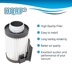 HQRP Washable Dust Cup Filter 4-Pack compatible