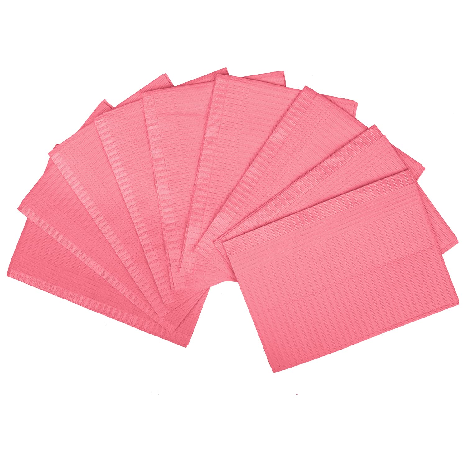 UNVOJL 60 Pack Nail Art Table Mat Pink Nail Art Paper Table Mat Pad Sheet Salon Practice Manicure Tool Nail Art Paper Desk Pad Protector (Pink)
