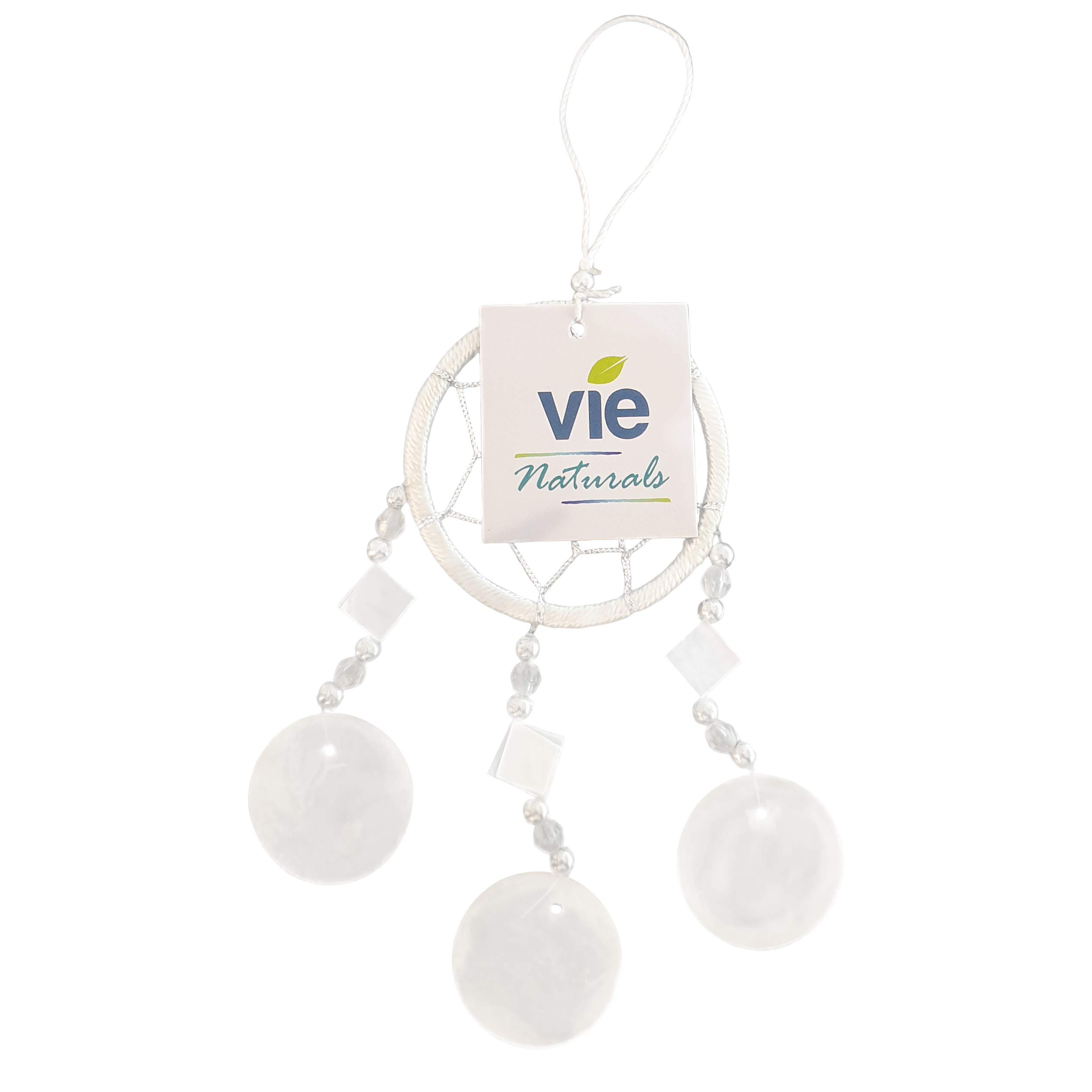 Vie Naturals Capiz Dream Catcher 6 Cm (No Feathers) (WHITE)