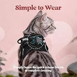 rabbitgoo Cat Harness and Lead Set for Extra Small Cats Reflective Vest Harness view 4