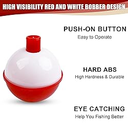 Fishing Folats Bulk Hard ABS Bobbers Snap-on Floats