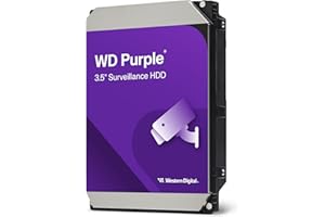 Western Digital 4TB WD Purple Surveillance Internal Hard Drive HDD - SATA 6 Gb/s, 128 MB Cache, 3.5" - WD44PURZ