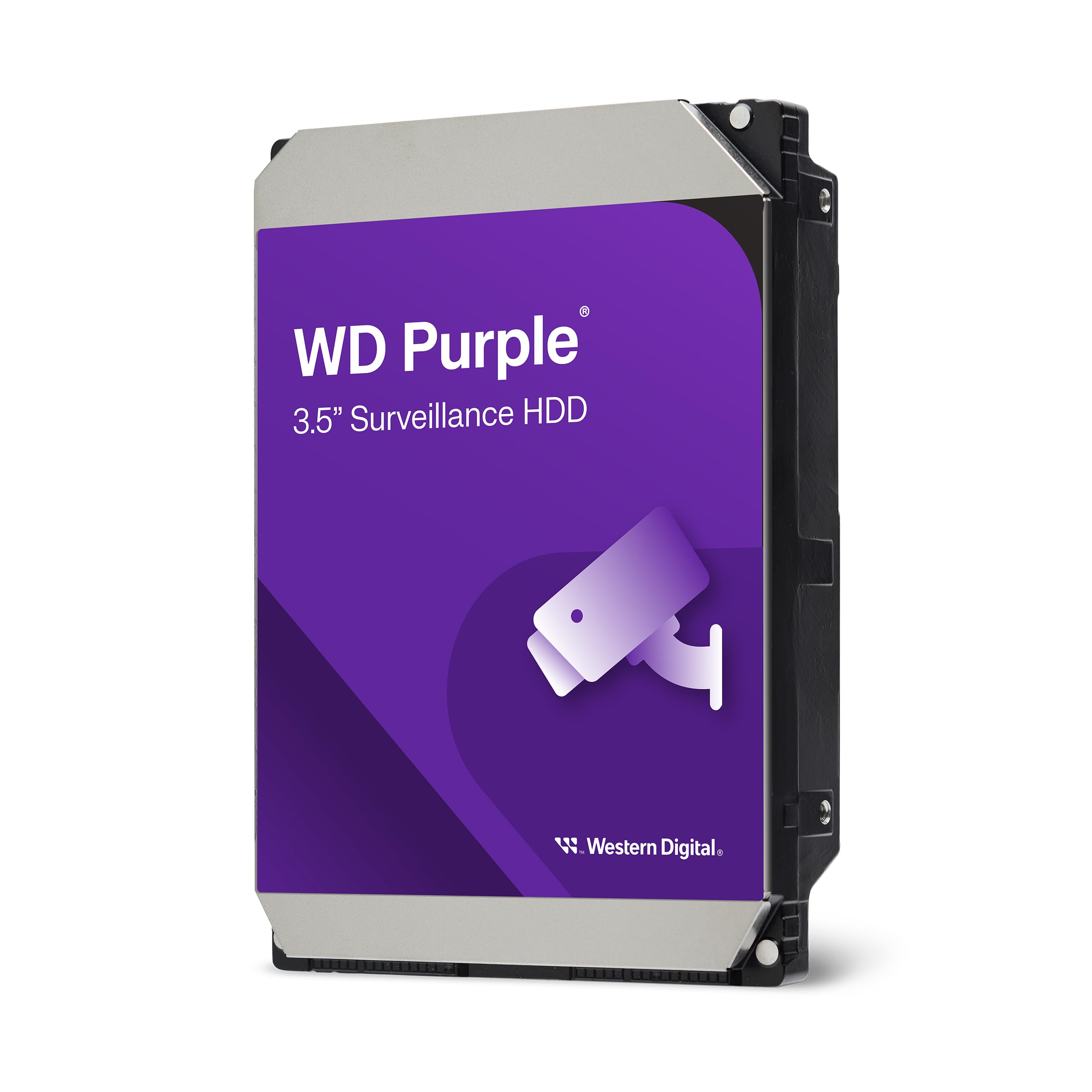 Western Digital WD Purple 8TB Surveillance 3.5" Internal Hard Drive, AllFrame Technology, SATA 6 Gbit/s, 180TB/yr, 128MB Cache