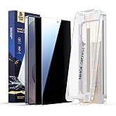 MAGIC JOHN for Samsung Galaxy S25 Ultra Privacy Screen Protector with Shockproof Tempered Glass, 25° Anti-Spy Screen, Auto Dust-Removal, Bubble Free & Easy Installation Film, 2 Pack