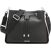 Calvin Klein womens Fay Drawstring Adjustable Hobo