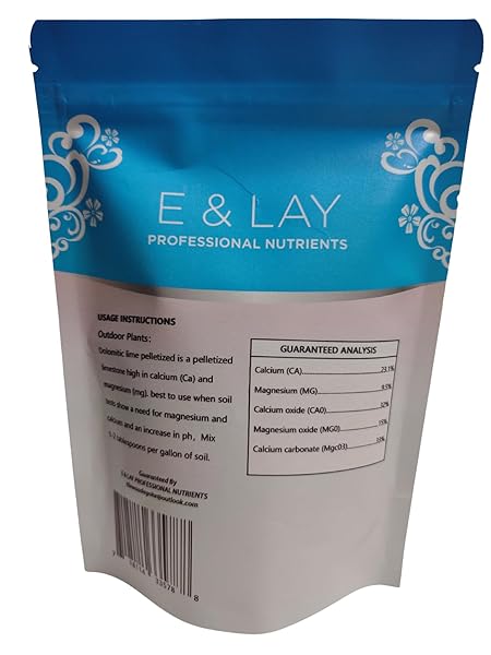 E & LAY PROFESSIONAL NUTRIENTS DOLOMITE LIME POWDER (5LB)