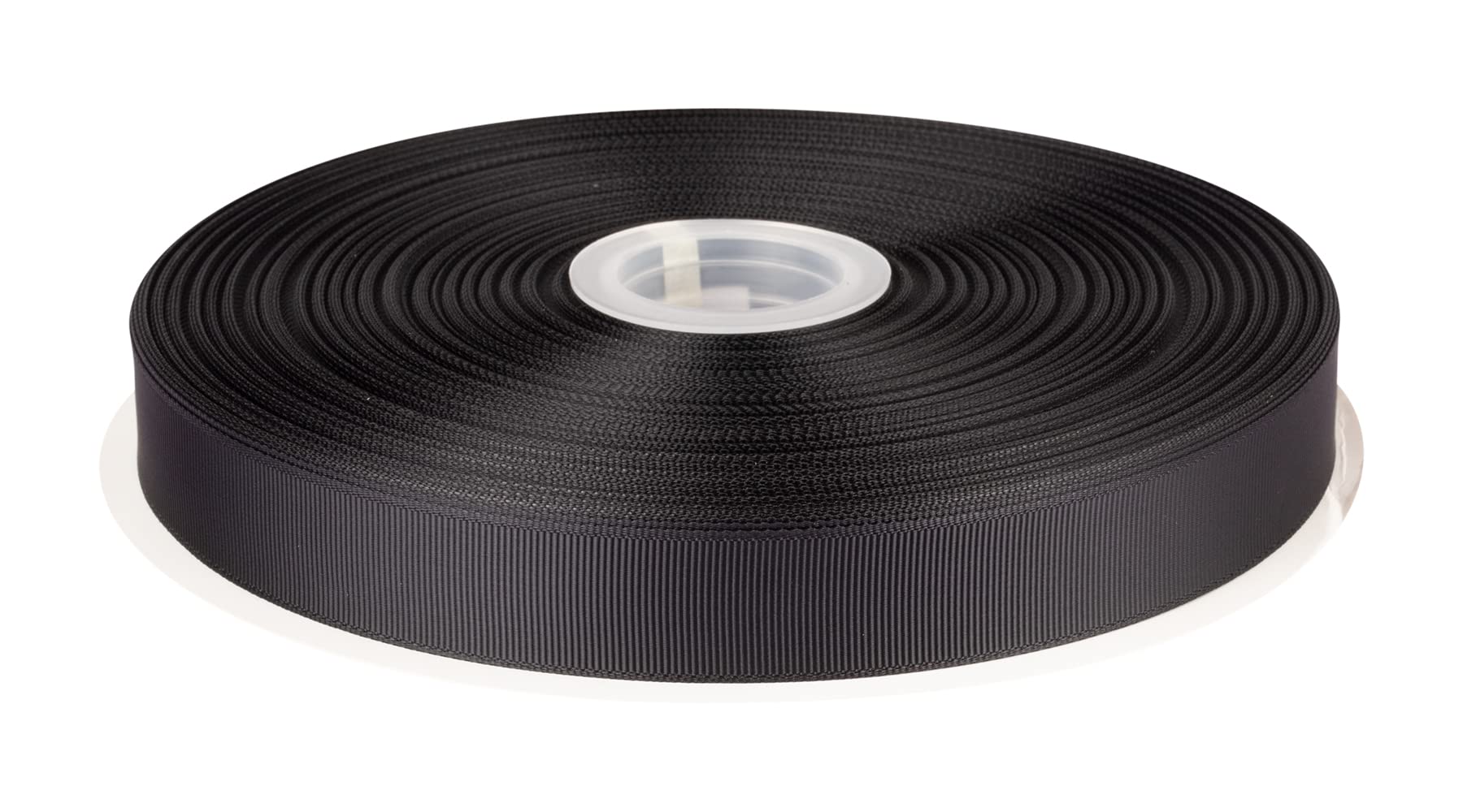 Fondersy 22mmX 91M Solid Grosgrain Ribbon for Gift Wrapping, Hair Bows, Parties, Wedding Decoration, Crafts Sewing(Black)
