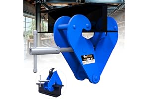 FITHOIST Beam Clamp 4400lbs | 2 Ton Load Capacity I Beam Clamp | Lifting Clamp 3inch-9inch Adjustable Opening Flange Range | Beam Clamps for Rigging
