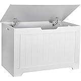 LEMY 30 Inches Entryway Storage Bench Wooden Toy Storage Chest Trunk Box