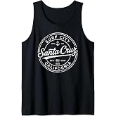 Vintage Santa Cruz Surf City California West Coast. Retro Tank Top
