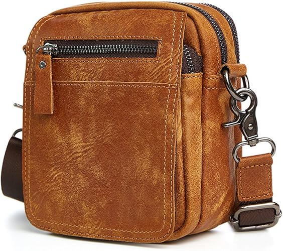 Amazon Kimix 本革 バッグ メンズ ビジネス カジュアル ショルダー ボディバッグ 斜め掛け 革鞄 Kimix ショルダーバッグ