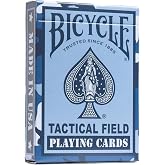 Bicycle Tactical Field Playing Cards, 1 Deck, Navy Blue or Special Ops Black (Colors May Vary)