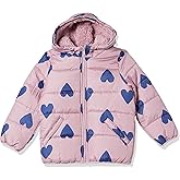 Carter's Girls' Winter Coat Puffer Jacket with Sherpa Lined Hood