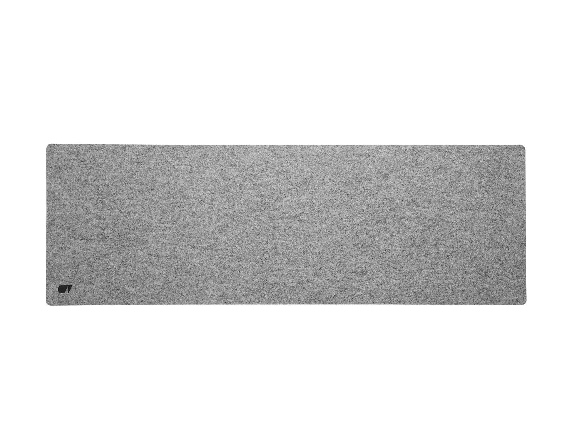 Oakywood Craft Felt & Cork Desk Mat – Sustainable, Handmade Minimalist Desk pad with Cork Base for Comfort and Stability - 100% Merino Wool & Cork – Grey 90x30cm (35,4x11,8 in)