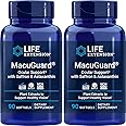 Life Extension MacuGuard 90 softgels (Pack of 2) with Saffron & Astaxanthin