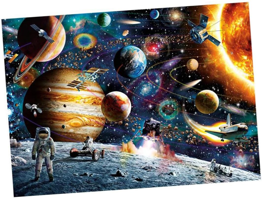Outeck Puzzles for Adults 1000 Piece Puzzle for Adults Kids Gift, Planets in Space Jigsaw Puzzle 70x50cm