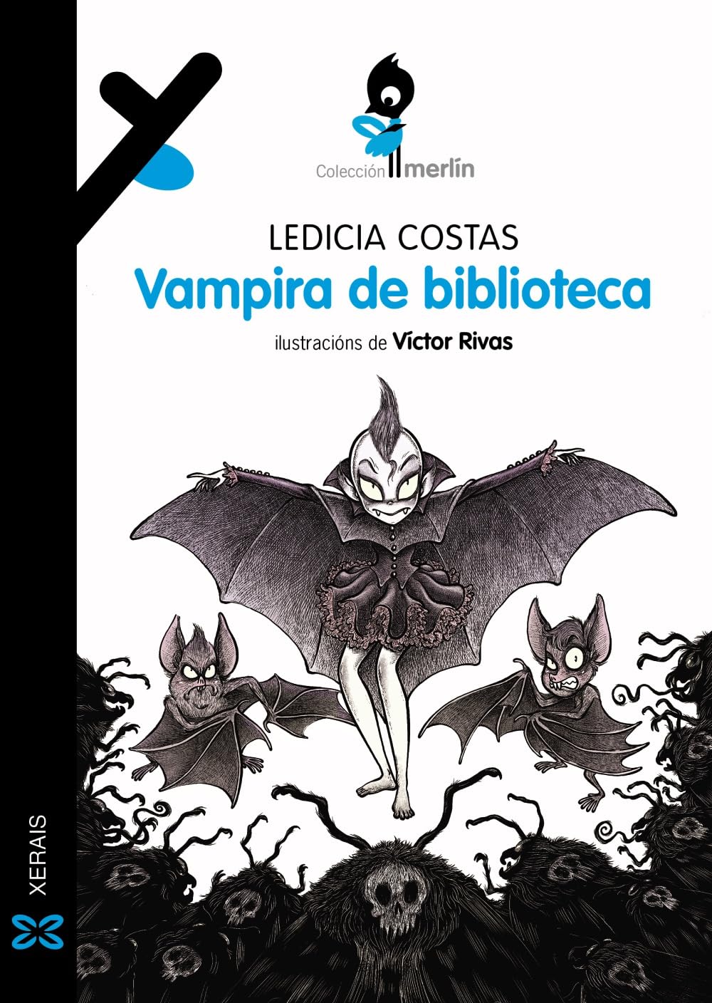 Vampira de biblioteca (INFANTIL E XUVENIL - MERLÍN - De 9 anos en diante)