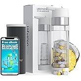 Infusion Pro Fruit Infuser Water Bottle with Straw Lid 24 oz : Flip-Up Straw : Insulated Sleeve & Fruit Infusion Water eBook : Bottom Loading Infuser for More Flavor - Cloud