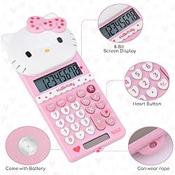 Cute Kids' Mini Calculator - 5.9 x 2.6in, LCD