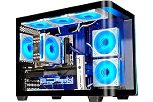 LXZ Gaming Desktop Core i7-14700F, RTX 5060 8G, 16G DDR5 RAM, 1TB NVME 3.0 SSD, Prebuilt Gaming PC, VR Ready Tower Computer for Home and Office