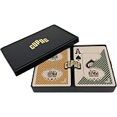 Copag Vintage WSOP 100% Plastic Playing Cards - Poker Size (Standard) Jumbo Index Green/Gold Double Deck Set