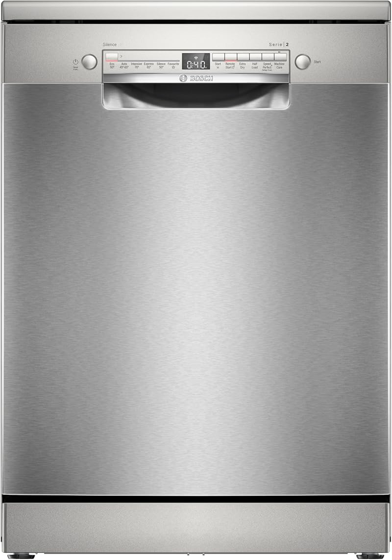 Bosch Series 2 Free-Standing Dishwasher 60 cm 14 Place Silver