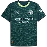 Men’s Manchester City FC 2025/26 Replica Fourth Soccer Jersey - Green Terrain