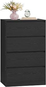 VASAGLE KAILYN Chest of Drawers 4 Drawers 60.2 x 40.4 x 97.4 cm view 1