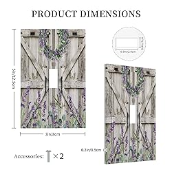 Western Barn Door Light Switch Cover Single Toggle