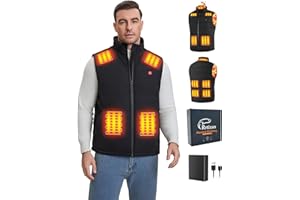 Rrtizan Men's Heated Vest With Battery Pack