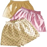 Milumia Women 3 Pack Pajamas Shorts Striped Loungewear Sleep Pj Shorts