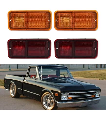 Amazon.com: KYYET Smoke Lens Front/Rear Bumper Fender Side Marker