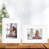 EGOFINE White A4 Frames Set of 4 Solid Wood with Mat 20x28.7 cm view 5