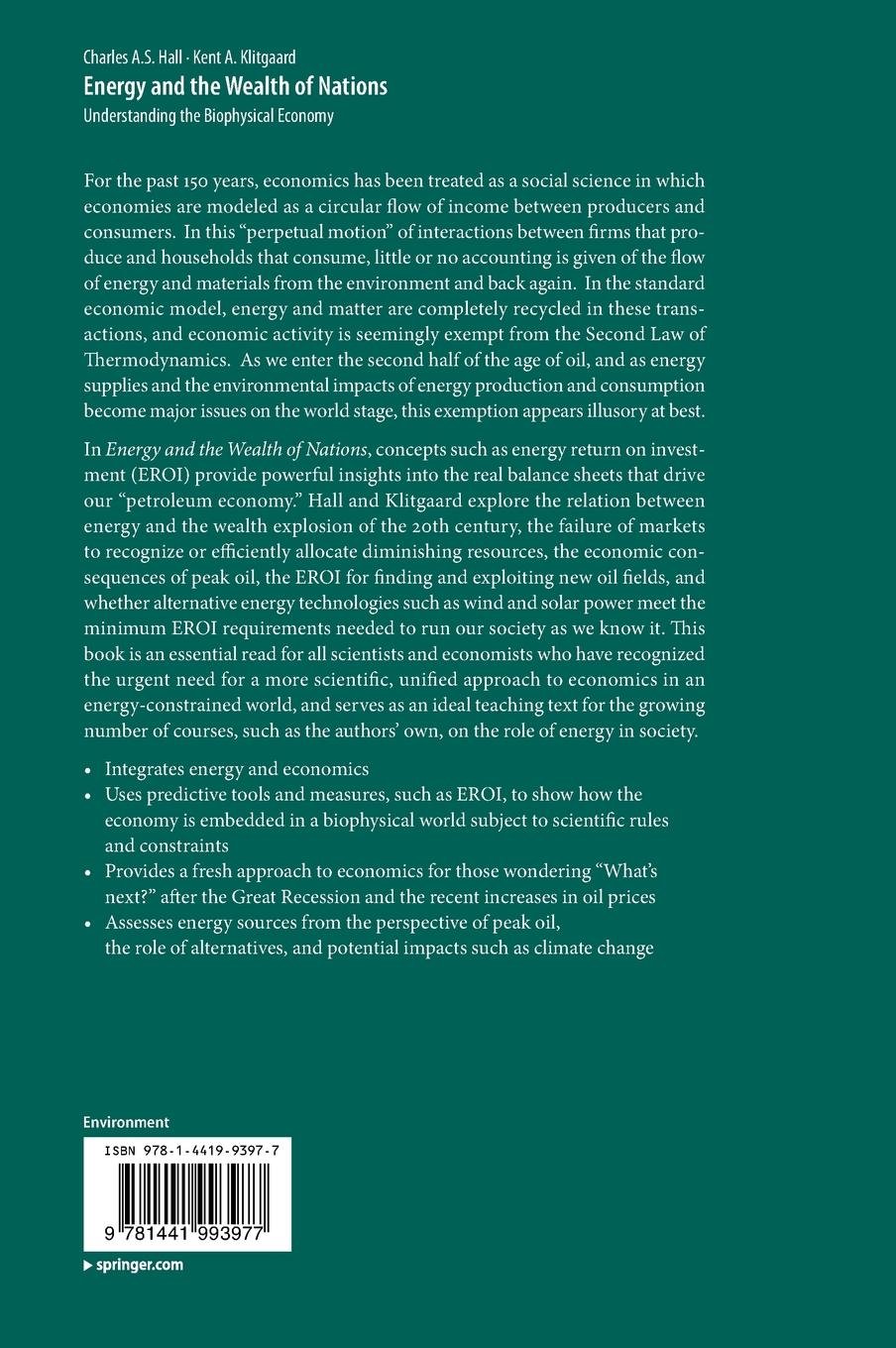 Energy And The Wealth Of Nations Understanding The Biophysical Economy Free Download