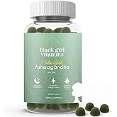 Black Girl Vitamins Calm Girl Ashwagandha + Zinc Gummies Stress Support, Promotes Relaxation & Mental Clarity, Supports Sleep & Immune Health – Doctor-Formulated Daily Vegan Supplement