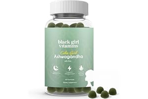 Black Girl Vitamins Calm Girl Ashwagandha + Zinc Gummies Stress Support, Promotes Relaxation & Mental Clarity, Supports Sleep & Immune Health – Doctor-Formulated Daily Vegan Supplement