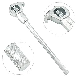 QWORK Heavy Duty Adjustable Hydrant Wrench – Fits