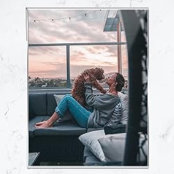 DZZ Clear Acrylic Photo Picture Frames Display