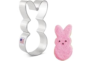 ANN CLARK COOKIE CUTTERS Easter Bunny Cookie Cutter, 4" Made in USA by Ann Clark
