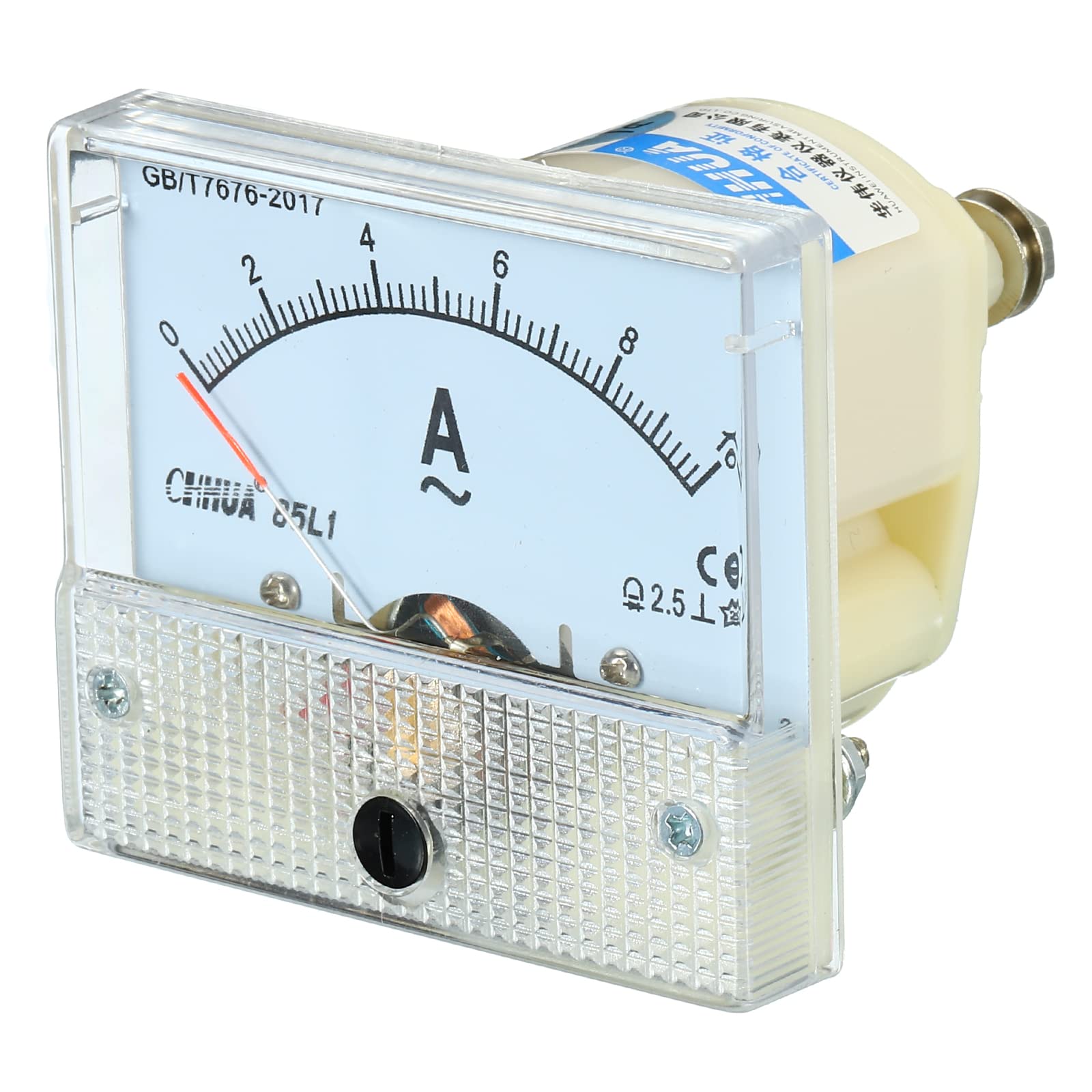 YOKIVE Analog Panel Ammeter, 85L1 Ampere Meter Current Tester, Great for Office, Art, Home, Daily Use (AC 0-10A)