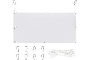 Silipull Archery Backstop Netting Heavy Duty with Rope and Hooks Slingshot Archery Net for Backyard Shooting Accessories