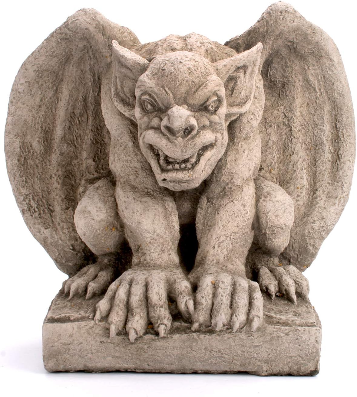 Angry Gargoyle Garden Statue Made from Reconstituted Stone. Amazon.co