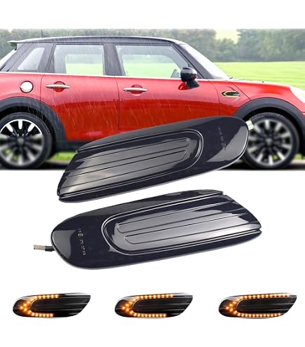 Clignotants Dynamiques LED Pour Mini Cooper F57, F55 - Boîtier Noir, Design Moderne