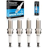 WJAUTO Spark Plugs Iridium 4 Pack, Pre-Gapped Buj&iacute;as Sparkplugs OEM Replacement for Hyundai Sonata Kia Acura Chrysler Honda Lexus Mazda Mercedes-B-ENZ Mini Mitsubishi
