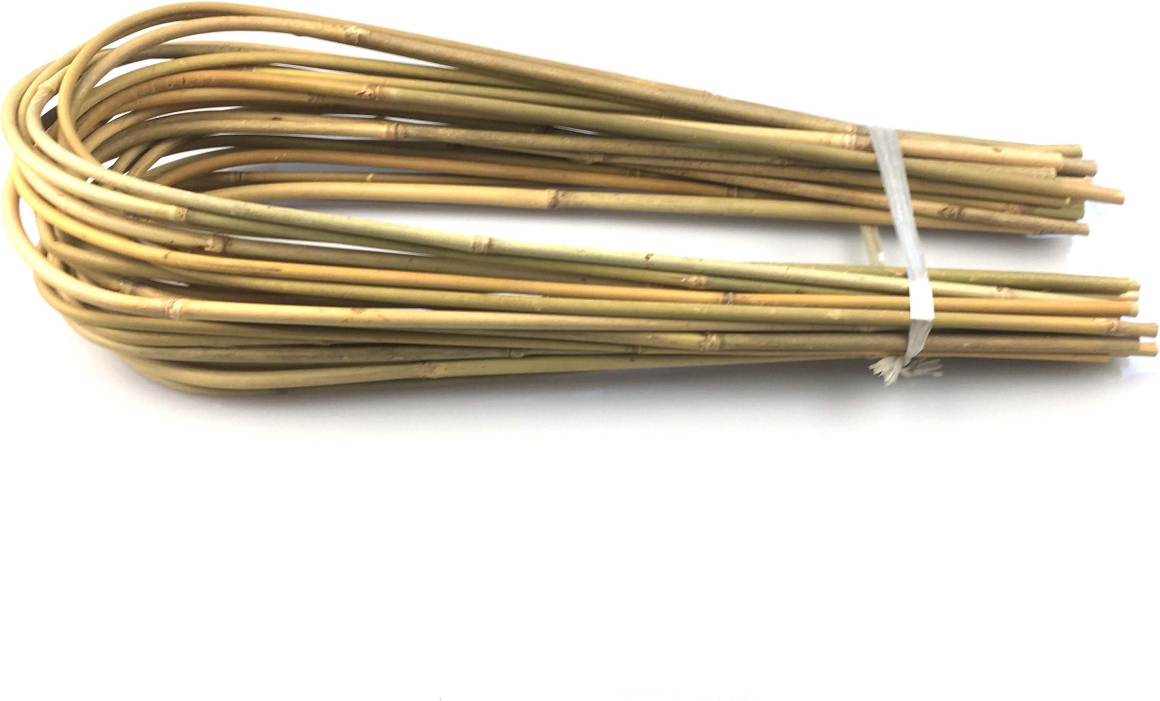 Flee Bamboo Trellis for Plants U Shape, Bamboo U-Hoop for Plant Support,18-Inch/25pcs