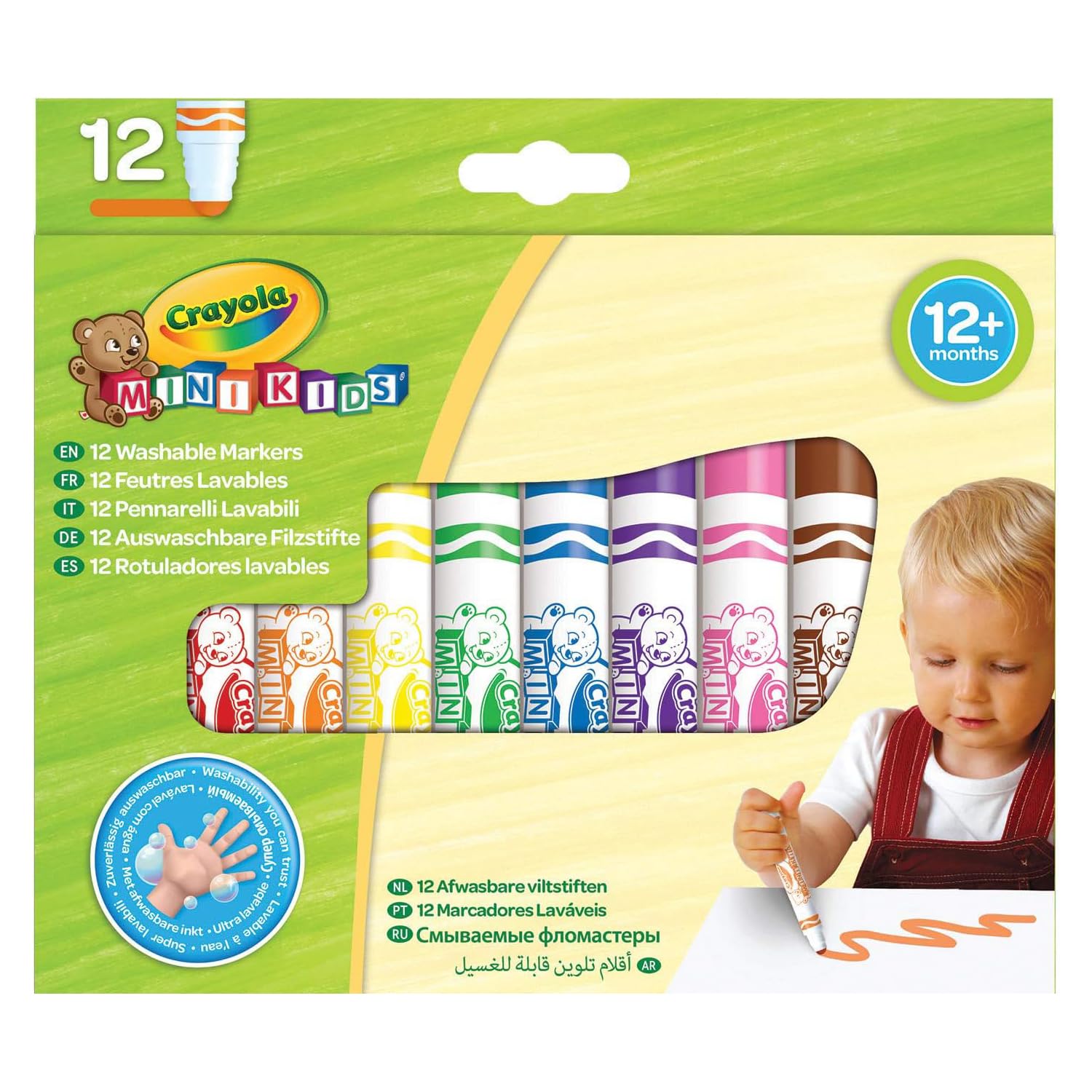 Crayola - 8 Mini Kids Markers