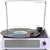 WOCKODER Turntable Vinyl Record Players New Sleek