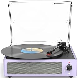 WOCKODER Turntable Vinyl Record Players New Sleek