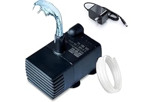 MSELTOS Automatic Small Sump Pump with Water Sensor, 5 FT Lift 55 GPH 115V/230V Mini Condensate Pump with Float Switch, Water Removal for Dehumidifier, Air Conditioner, Ice Maker, Basement, Auto On Off