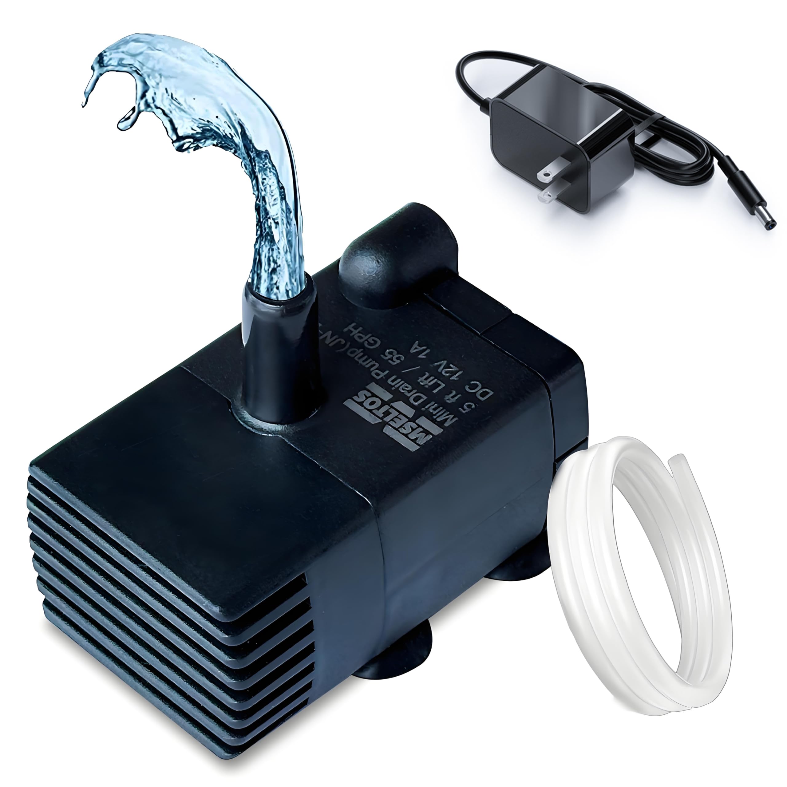 Photo 1 of Automatic Small Sump Pump with Water Sensor, 5 FT Lift 55 GPH 115V/230V Mini Condensate Pump with Float Switch, Water Removal for Dehumidifier, Air Conditioner, Ice Maker, Basement, Auto On Off